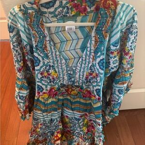 Colorful Floral Bohemian Dress